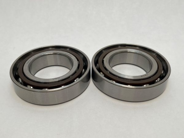 Angular Contact Ball Bearing – Straight Bore, 45 mm ID, 85 mm OD, 19 mm Width, Open, 25° Contact Angle, Light Preload.