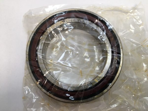 Angular Contact Ball Bearing – Straight Bore, 65 mm ID, 100 mm OD, 18 mm Width, Open, 15° Contact Angle, Light Preload.