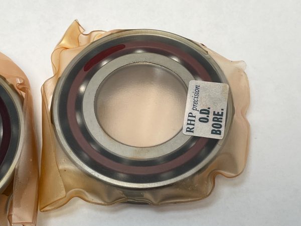 Angular Contact Ball Bearing – Straight Bore, 40 mm ID, 80 mm OD, 18 mm Width, Open, 15° Contact Angle, Heavy Preload.