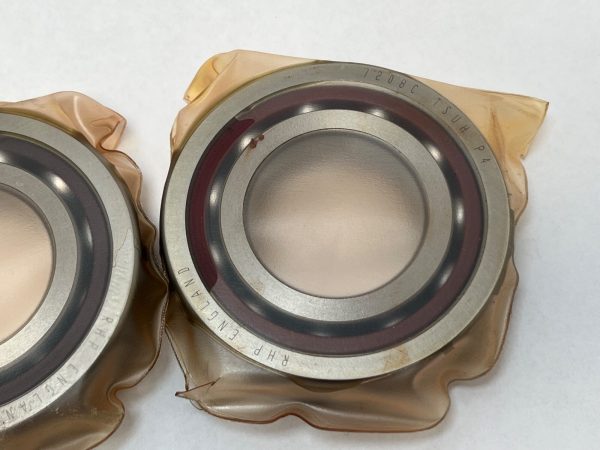 Angular Contact Ball Bearing – Straight Bore, 40 mm ID, 80 mm OD, 18 mm Width, Open, 15° Contact Angle, Heavy Preload.