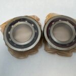 Angular Contact Ball Bearing – Straight Bore, 40 mm ID, 80 mm OD, 18 mm Width, Open, 15° Contact Angle, Heavy Preload.