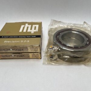 Super Precision Angular Contact Ball Bearing - Straight Bore, 70 mm ID, 125 mm OD, 24 mm Width, Open, 15° Contact Angle, Universal Light Preload.