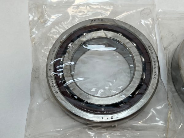 Super Precision Angular Contact Ball Bearing – Straight Bore, 55 mm ID, 100 mm OD, 21 mm Width, Open, 15° Contact Angle, Universal Pairing, Heavy Preload.
