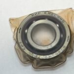 Angular Contact Bearing – 20 mm ID, 47 mm OD, 14 mm Width, Open, 15°, Light preload.