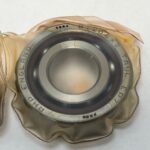 Angular Contact Bearing – 20 mm ID, 47 mm OD, 14 mm Width, Open, 15°, Light preload.
