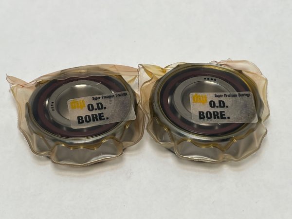 Angular Contact Bearing – 20 mm ID, 47 mm OD, 14 mm Width, Open, 15°, Light preload.