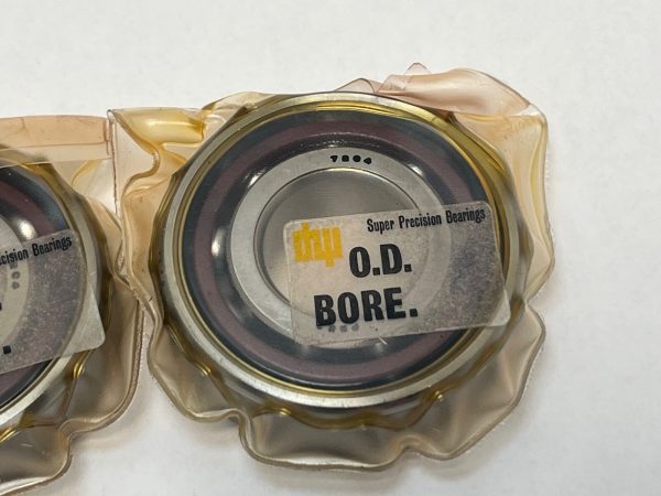 Angular Contact Bearing – 20 mm ID, 47 mm OD, 14 mm Width, Open, 15°, Light preload.