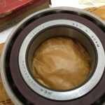 Angular Contact Ball Bearing – 65 mm ID, 120 mm OD, 23 mm Width, Open, 40° Contact Angle.