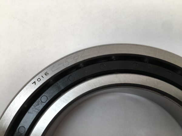 Angular Contact Ball Bearing – 80 mm ID, 125 mm OD, 22 mm Width, Open, 15°.