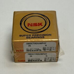 Angular Contact Ball Bearing - 17 mm ID, 35 mm OD, 10 mm Width, Open, 15°, Medium Preload