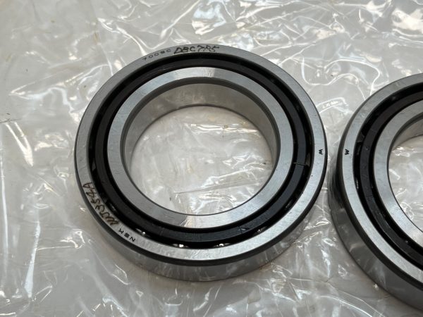 Angular Contact Ball Bearing – Straight Bore, 45 mm ID, 75 mm OD, 16 mm Width, Open, 15° Contact Angle, Light Preload.
