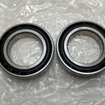 Angular Contact Ball Bearing – Straight Bore, 45 mm ID, 75 mm OD, 16 mm Width, Open, 15° Contact Angle, Light Preload.