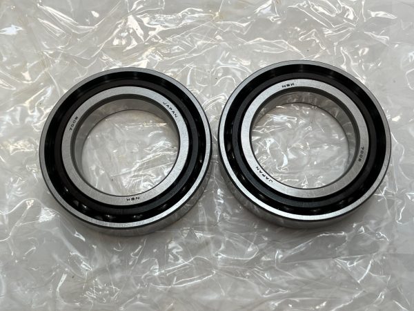 Angular Contact Ball Bearing – Straight Bore, 45 mm ID, 75 mm OD, 16 mm Width, Open, 15° Contact Angle, Light Preload.