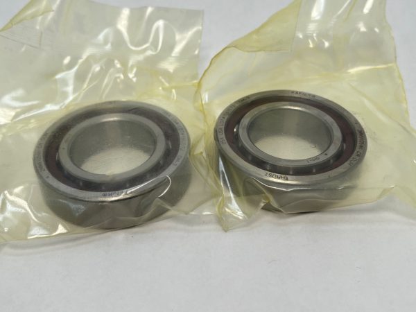 Angular Contact Ball Bearing – Straight Bore, 25 mm ID, 47 mm OD, 12 mm Width, Open, 15° Contact Angle, Medium Preload.
