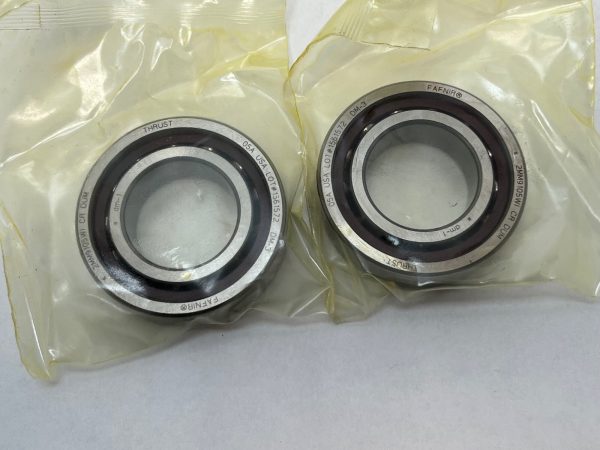 Angular Contact Ball Bearing – Straight Bore, 25 mm ID, 47 mm OD, 12 mm Width, Open, 15° Contact Angle, Medium Preload.