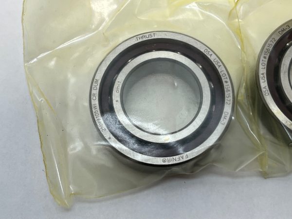 Angular Contact Ball Bearing – Straight Bore, 25 mm ID, 47 mm OD, 12 mm Width, Open, 15° Contact Angle, Medium Preload.