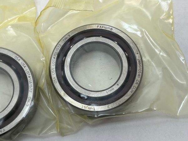 Angular Contact Ball Bearing – Straight Bore, 25 mm ID, 47 mm OD, 12 mm Width, Open, 15° Contact Angle, Medium Preload.