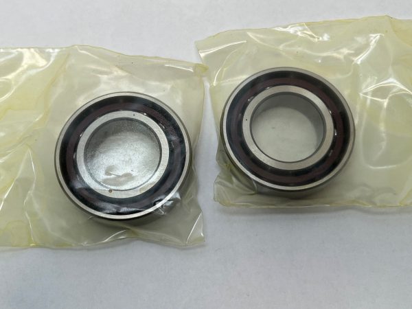 Angular Contact Ball Bearing – Straight Bore, 25 mm ID, 47 mm OD, 12 mm Width, Open, 15° Contact Angle, Medium Preload.