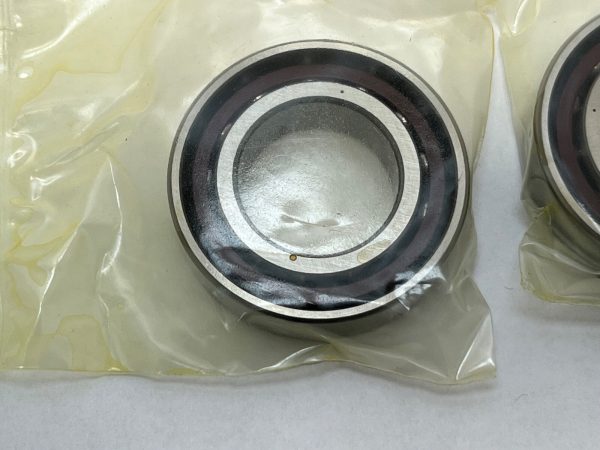Angular Contact Ball Bearing – Straight Bore, 25 mm ID, 47 mm OD, 12 mm Width, Open, 15° Contact Angle, Medium Preload.