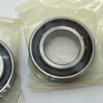Angular Contact Ball Bearing – Straight Bore, 25 mm ID, 47 mm OD, 12 mm Width, Open, 15° Contact Angle, Medium Preload.