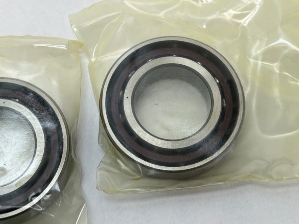 Angular Contact Ball Bearing – Straight Bore, 25 mm ID, 47 mm OD, 12 mm Width, Open, 15° Contact Angle, Medium Preload.