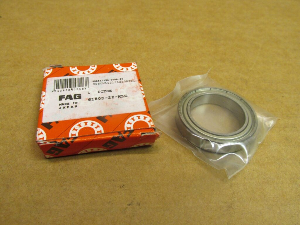 Deep Groove Ball Bearing – Thin Section, Straight Bore, 25 mm ID, 37 mm OD, 7 mm Width, Double Shield.