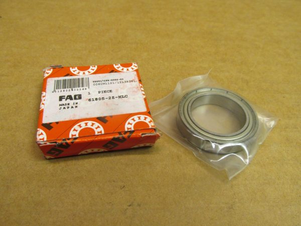 Deep Groove Ball Bearing – Thin Section, Straight Bore, 25 mm ID, 37 mm OD, 7 mm Width, Double Shield.