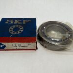 Angular Contact Ball Bearing – Straight Bore, 45 mm ID, 85 mm OD, 19 mm Width, Open, 15° Contact Angle, Light Preload.