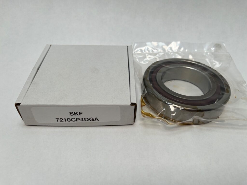 Angular Contact Bearing – 50 mm ID, 90 mm OD, 20 mm Width, Open, 15°.