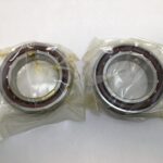 Angular Contact Ball Bearing – Straight Bore, 50 mm ID, 80 mm OD, 16 mm Width, Open, 15° Contact Angle, Without Snap Ring
