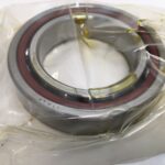 Angular Contact Ball Bearing – Straight Bore, 50 mm ID, 80 mm OD, 16 mm Width, Open, 15° Contact Angle, Without Snap Ring