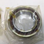 Angular Contact Ball Bearing – Straight Bore, 50 mm ID, 80 mm OD, 16 mm Width, Open, 15° Contact Angle, Without Snap Ring