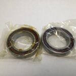 Angular Contact Ball Bearing – Straight Bore, 50 mm ID, 80 mm OD, 16 mm Width, Open, 15° Contact Angle, Without Snap Ring