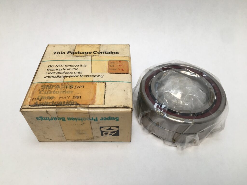 Super Precision Angular Contact Ball Bearing Pair – Straight Bore, 50 mm ID, 80 mm OD, 16 mm Width, Open, 25° Contact Angle, Back-to-Back Arrangement.