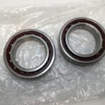 Super Precision Angular Contact Ball Bearing Pair – Straight Bore, 50 mm ID, 80 mm OD, 16 mm Width, Open, 25° Contact Angle, Back-to-Back Arrangement.