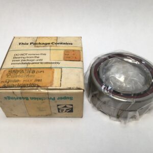 Super Precision Angular Contact Ball Bearing Pair - Straight Bore, 50 mm ID, 80 mm OD, 16 mm Width, Open, 25° Contact Angle, Back-to-Back Arrangement.