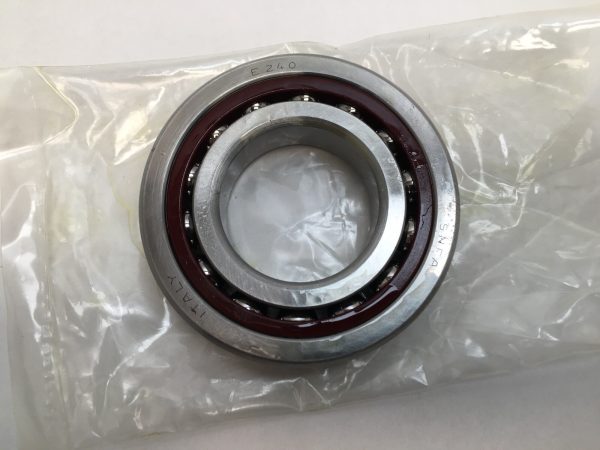 Angular Contact Ball Bearing – Straight Bore, 40 mm ID, 80 mm OD, 18 mm Width, Open, 25° Contact Angle, Medium Preload.