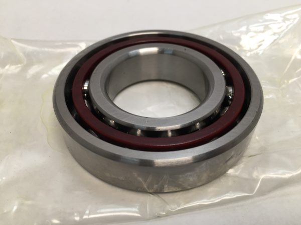 Angular Contact Ball Bearing – Straight Bore, 40 mm ID, 80 mm OD, 18 mm Width, Open, 25° Contact Angle, Medium Preload.