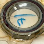 Angular contact bearing – 35 mm ID, 62 mm OD, 14 mm Width, Open, 25°, Medium preload.