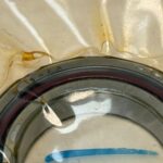 Angular contact bearing – 35 mm ID, 62 mm OD, 14 mm Width, Open, 25°, Medium preload.