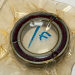 Angular contact bearing – 35 mm ID, 62 mm OD, 14 mm Width, Open, 25°, Medium preload.