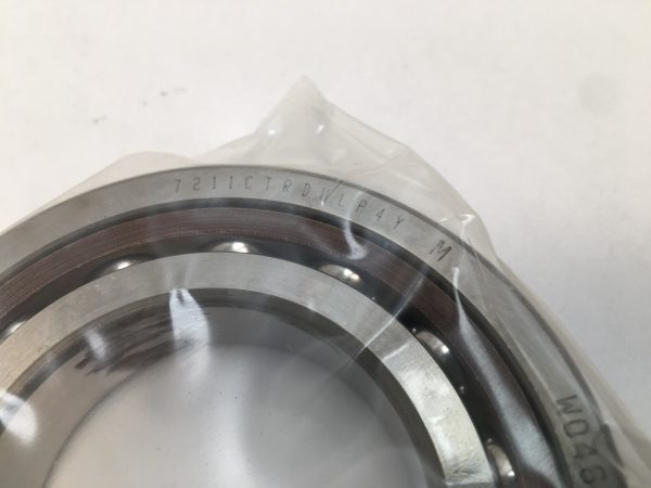 Angular Contact Ball Bearing – Straight Bore, 55 mm ID, 100 mm OD, 21 mm Width, Open, 15° Contact Angle, Medium Preload.