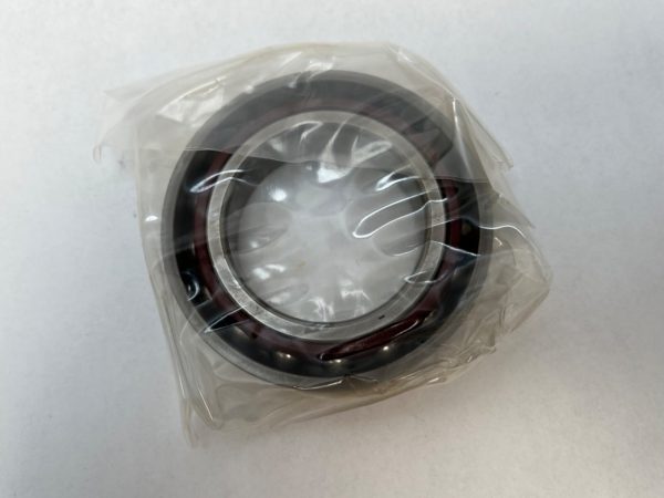 Angular Contact Ball Bearing – Straight Bore, 45 mm ID, 75 mm OD, 16 mm Width, Open, 15° Contact Angle.