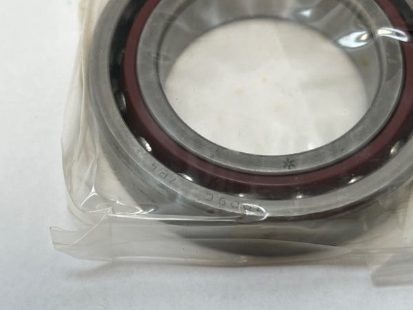 Angular Contact Ball Bearing – Straight Bore, 45 mm ID, 75 mm OD, 16 mm Width, Open, 15° Contact Angle.