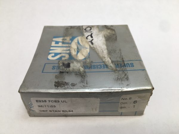 Angular Contact Ball Bearing – Straight Bore, 35 mm ID, 72 mm OD, 17 mm Width, Open, 25° Contact Angle, Light Preload.