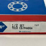 Angular Contact Ball Bearing – Straight Bore, 50 mm ID, 90 mm OD, 20 mm Width, Open, 15° Contact Angle, Light Preload.