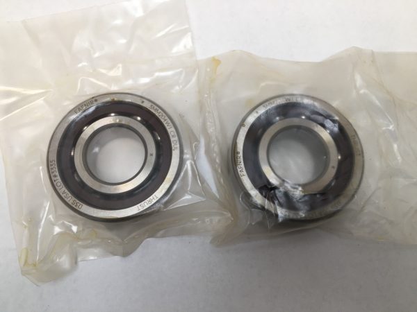 Angular Contact Ball Bearing – Straight Bore, 20 mm ID, 47 mm OD, 14 mm Width, Open, 15° Contact Angle, Light Preload.