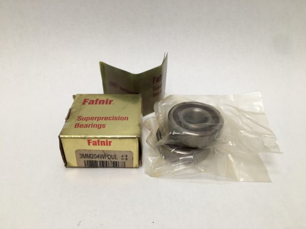 Angular Contact Ball Bearing – Straight Bore, 20 mm ID, 47 mm OD, 14 mm Width, Open, 15° Contact Angle, Light Preload.
