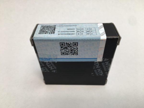 Angular Contact Ball Bearing – 35 mm ID, 62 mm OD, 14 mm Width, Open, 15° Contact Angle, Light Preload.