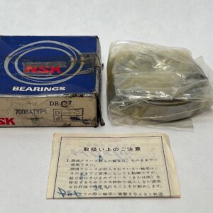 Angular Contact Ball Bearing - 40 mm ID, 68 mm OD, 15 mm Width, Open, 25° Contact Angle.